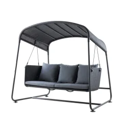 Garden Sofas & Garden Benches^Cane-line Cave hammock, Graphite, incl. cushions Grey