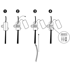 Lamp Hooks & Suspensions^PR Home Ceiling connection DCL not grounded, White