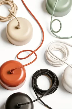 Best Scandi Living Ceiling suspension incl cord 250 cm, Red