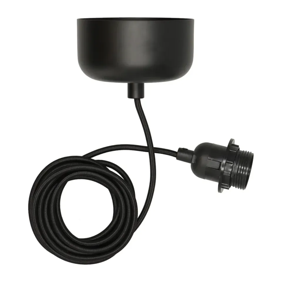 New Scandi Living Ceiling suspension incl cord 250 cm, Black