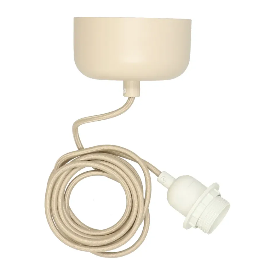 Lamp Hooks & Suspensions^Scandi Living Ceiling suspension incl cord 250 cm, Beige