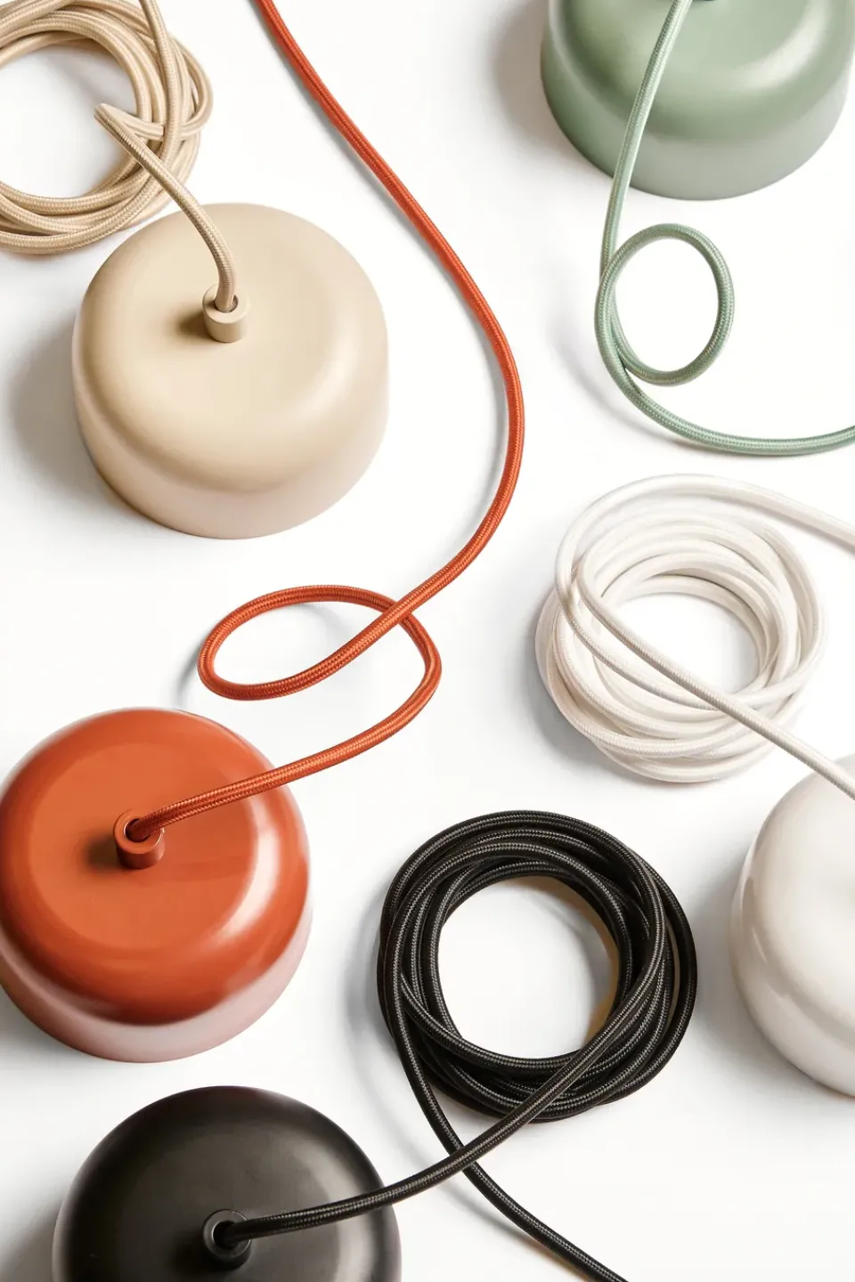 Lamp Hooks & Suspensions^Scandi Living Ceiling suspension incl cord 250 cm, White