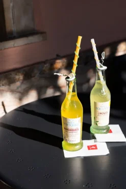 Wine & Barware^Byon Celebrate straws long 20 cm 4 pieces, Blue-white-yellow-green BlueWhiteYellowGreen