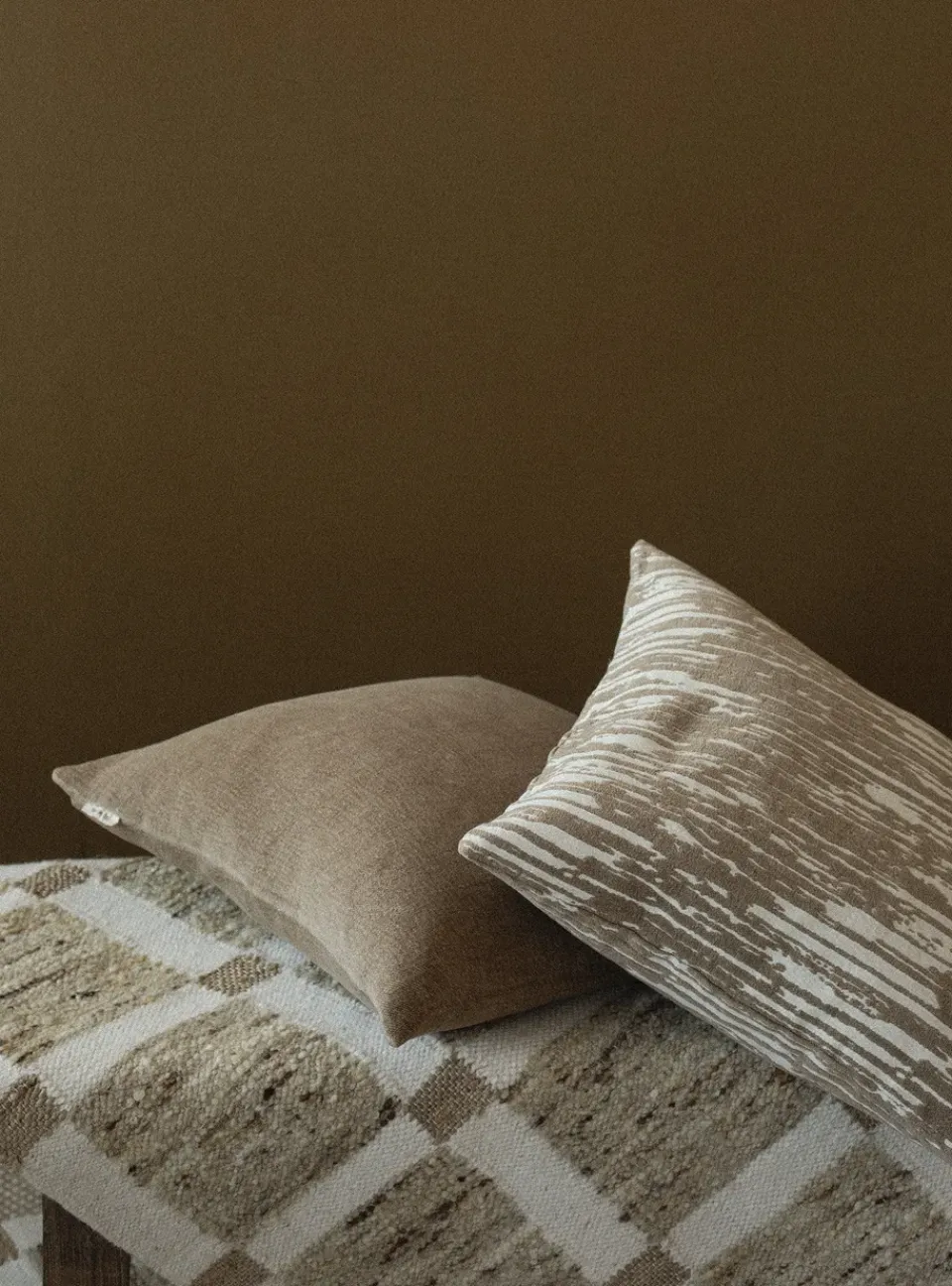Clearance Tell Me More Celine cushion cover 50x50 cm, Beige BeigeWhite