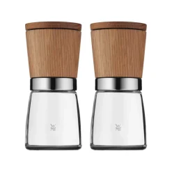 Best WMF Ceramill spice grinder set, Oak-glass BeigeBrownTransparent