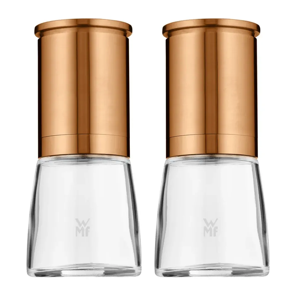 WMF Ceramill spice grinder set, Copper-glass Gold-coloured