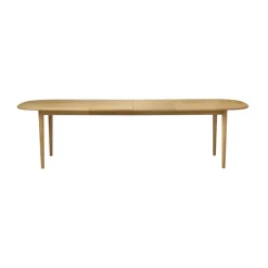 Dining Tables^FDB Møbler C63E2TIL dining table 2 extension leaves, Oak nature oiled Brown