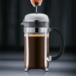 Bodum Chambord coffee press, 8 cups Silver-coloured