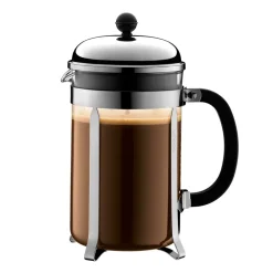 Clearance Bodum Chambord coffee press, 12 cups Silver-coloured