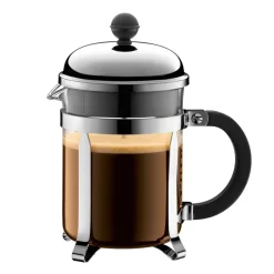 Discount Bodum Chambord coffee press, 4 cups Silver-coloured