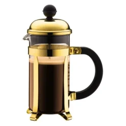 Coffee Presses & Makers^Bodum Chambord coffee press gold, 3 koppar Gold-coloured