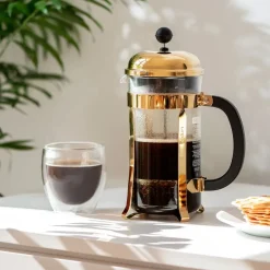 Coffee Presses & Makers^Bodum Chambord coffee press gold, 8 cups Gold-coloured