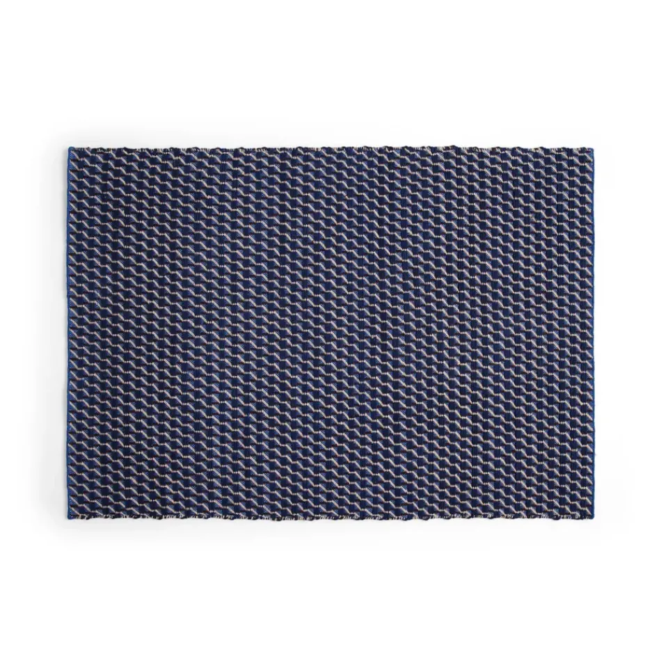 Clearance HAY Channel rug, Blue-white 140x200 cm BlueWhite