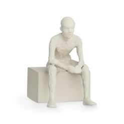 Sculptures & Porcelain Figurines^Kähler Character sculpture, The reflective one White