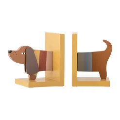 Decorative Accessories|Children's Room Accessories^Bloomingville Charlie book ends 2 pieces, Yellow YellowMulti