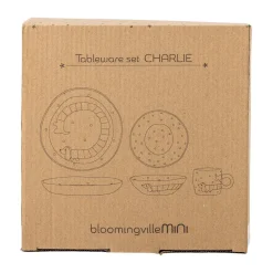 Table Settings & Starter Sets^Bloomingville Charlie dinner set 3 pieces, -white Blue
