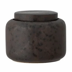 Discount Bloomingville Chau can with lid 11x13.5 cm, Stoneware Brown