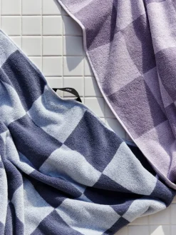 Bath Sheets^HAY Check bath towel 70x136 cm, Lavender Purple