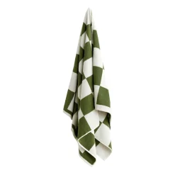 Bath Sheets|Towels^HAY Check bath towel 70x136 cm, Matcha Brown