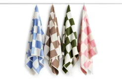 Bath Sheets|Towels^HAY Check bath towel 70x136 cm, Matcha Brown