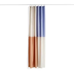 Shower Curtains^HAY Check shower curtain 180x200 cm, Blue