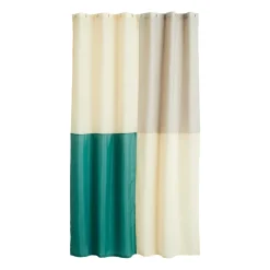 Shower Curtains^HAY Check shower curtain 180x200 cm, Green