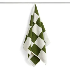 Towels^HAY Check towel 50x90 cm, Matcha Brown