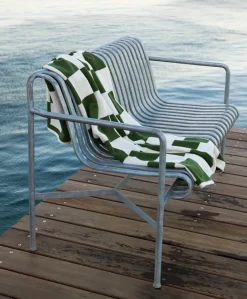 Towels^HAY Check towel 50x90 cm, Matcha Brown