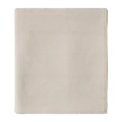Bedspreads & Throws^Lexington Checked Jacquard bedspread 260x240 cm, Light Beige