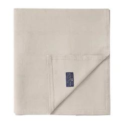 Bedspreads & Throws^Lexington Checked Jacquard bedspread 260x240 cm, Light Beige