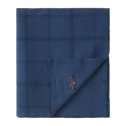 Bedspreads & Throws^Lexington Checked Jacquard bedspread 260x240 cm, Denim Blue