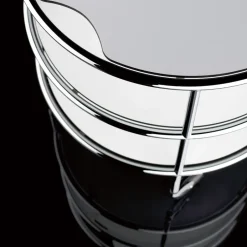 Serving Trolleys^Lammhults Chicago I table on castors, laminate-chrome White
