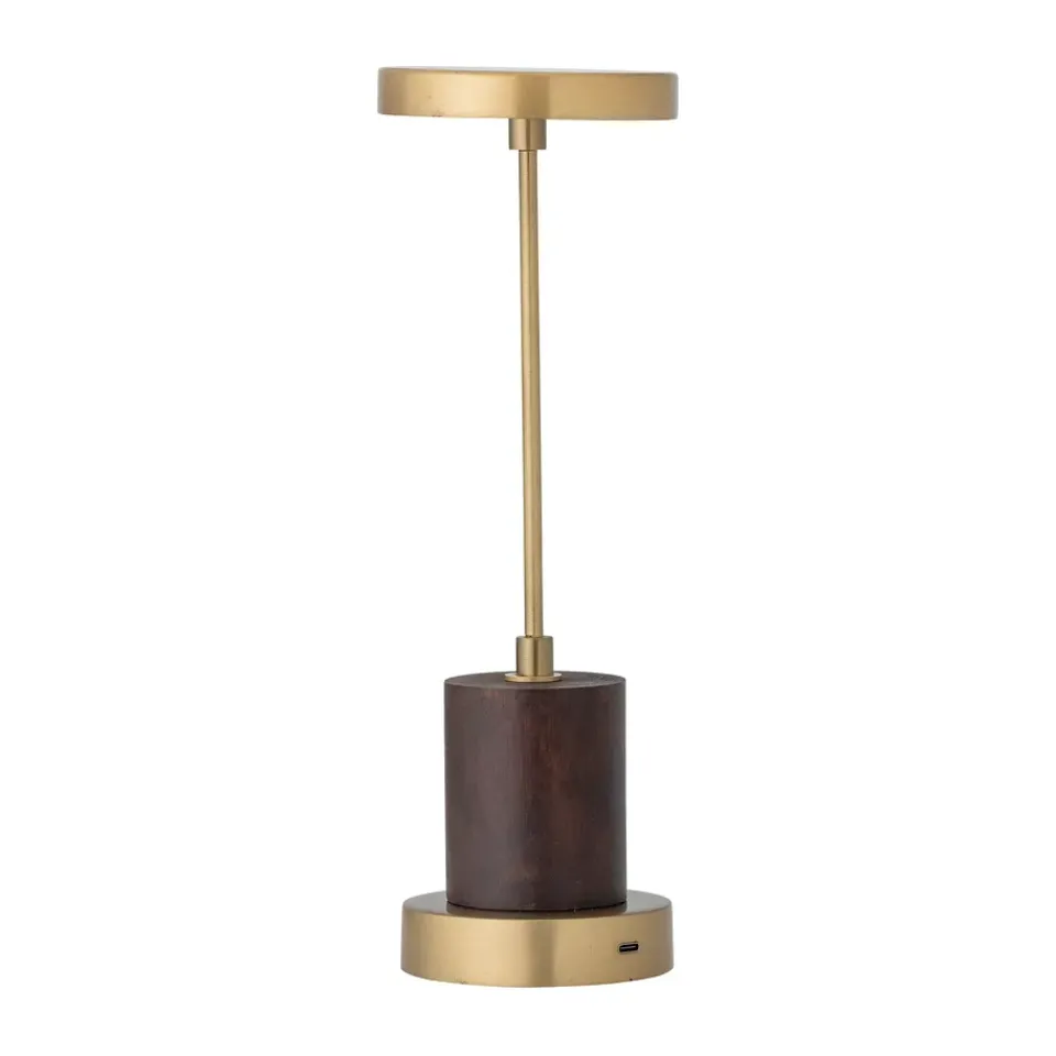Sale Bloomingville Chico portable table lamp Ø10x30 cm, Brass Gold-coloured