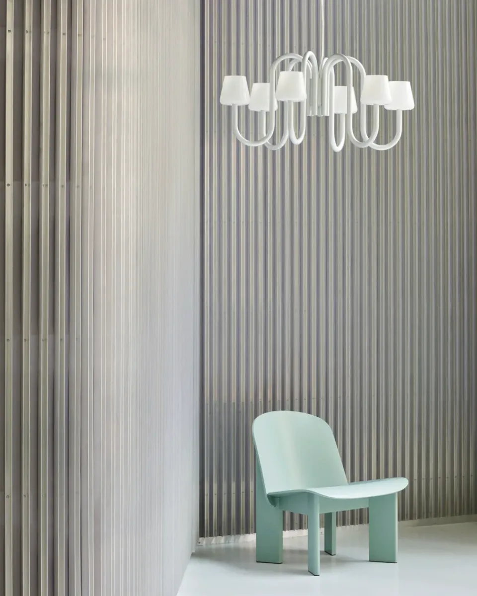 Best HAY Chisel lounge chair, Eucalyptus lacquered beech GreenBlue