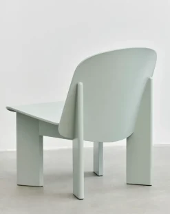 Best HAY Chisel lounge chair, Eucalyptus lacquered beech GreenBlue