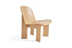 Armchairs & Footstools|Chairs^HAY Chisel lounge chair, Lacquered oak Brown