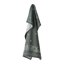 Christmas Hand & Tea Towels|Kitchen Tea Towels^Wik & Walsøe Christmas morning kitchen towel 50x70 cm, White-green WhiteGreen
