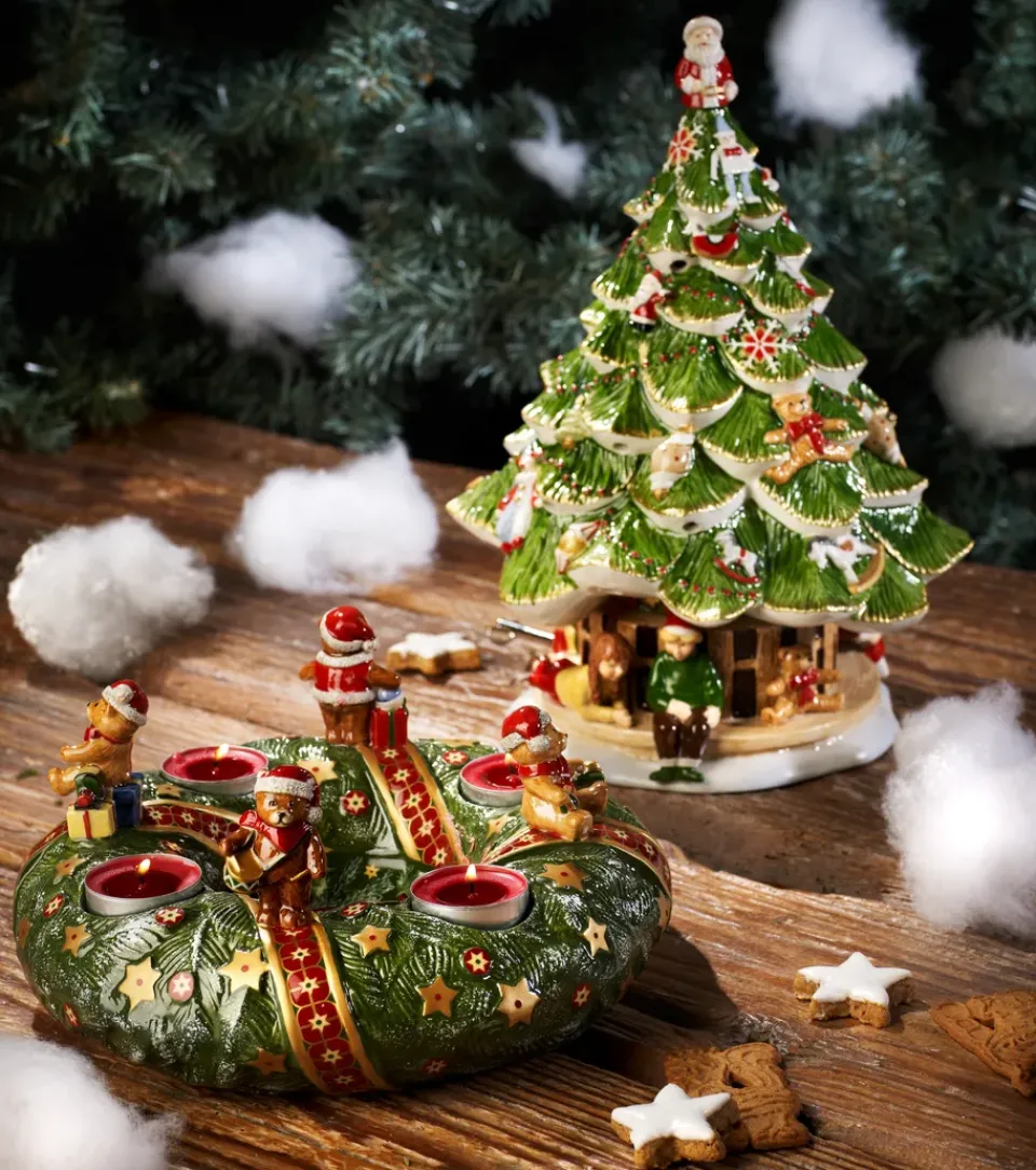 Christmas Decorations^Villeroy & Boch Christmas Toys Memory snowglobe tree, Green