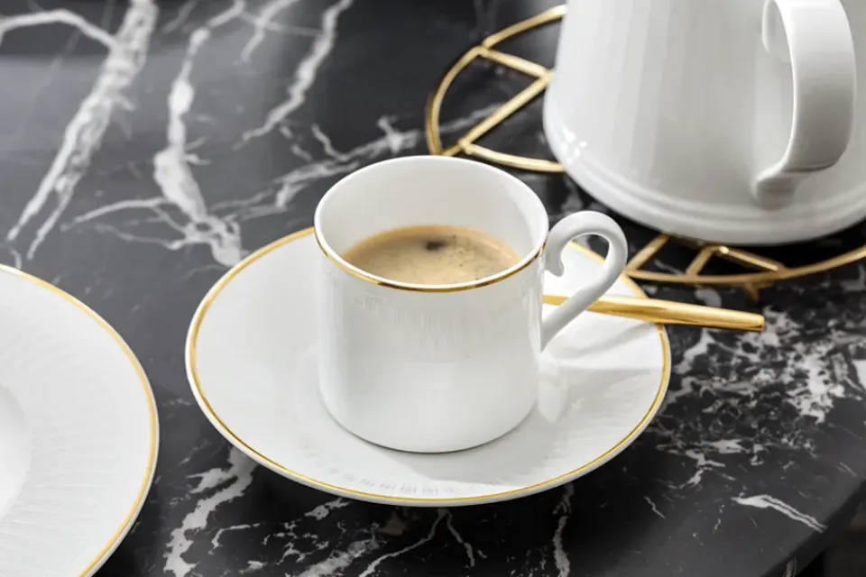 Discount Villeroy & Boch Château Septfontaines coffee saucer Ø15.5 cm, White-gold WhiteGold-coloured