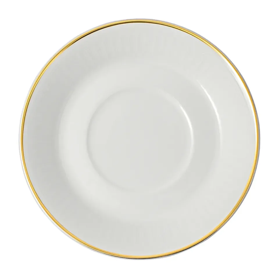 Best Villeroy & Boch Château Septfontaines espresso saucer Ø12.5 cm, White-gold WhiteGold-coloured