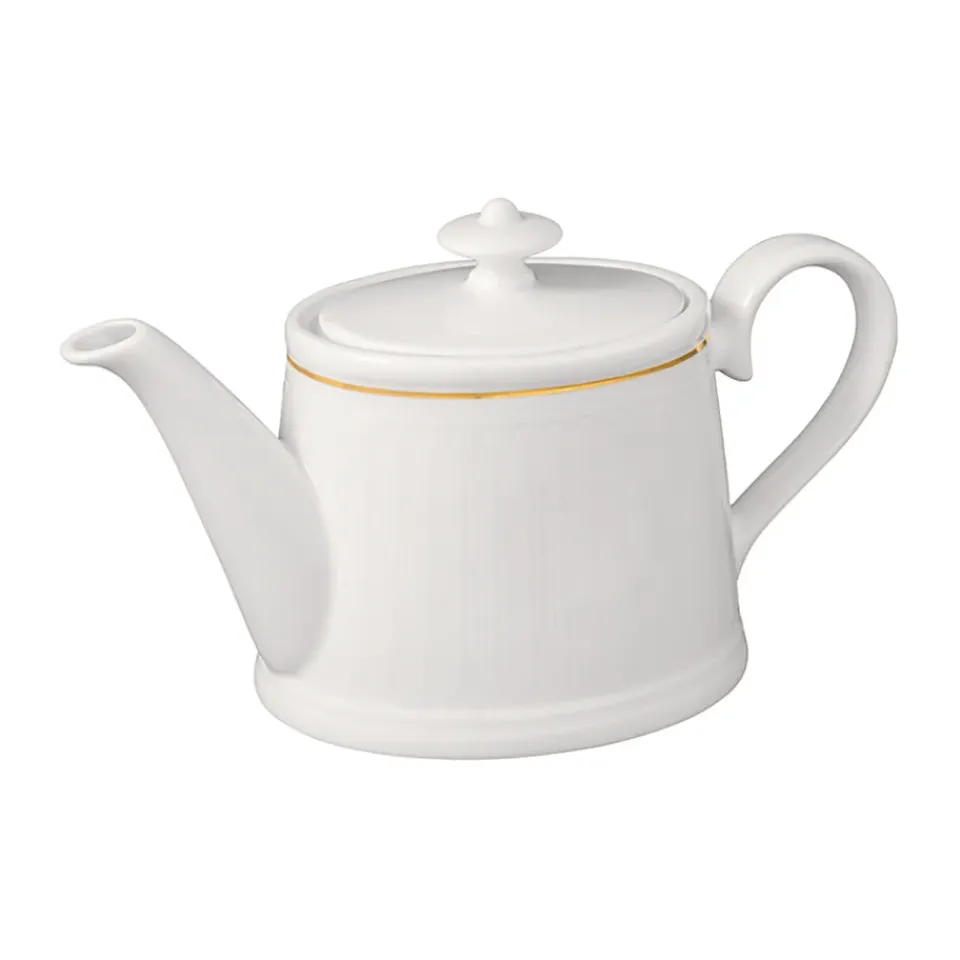 Teapots^Villeroy & Boch Château Septfontaines teapot 0.4 l, White-gold WhiteGold-coloured