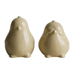 DBKD Chubby chicken Easter decoration 2-pack, Shiny Yellow