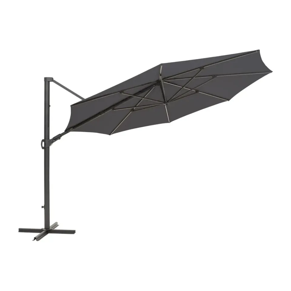 Sun Protection^Brafab Cilento parasol, Anthracite Grey