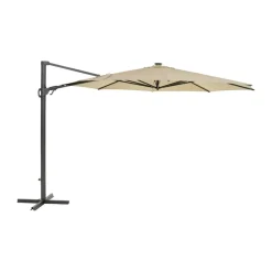 New Brafab Cilento parasol, Light -khaki Grey