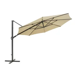 New Brafab Cilento parasol, Light -khaki Grey
