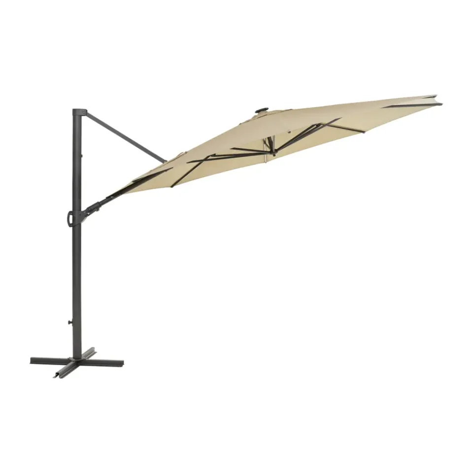 New Brafab Cilento parasol, Light -khaki Grey