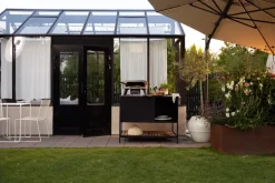 New Brafab Cilento parasol, Light -khaki Grey