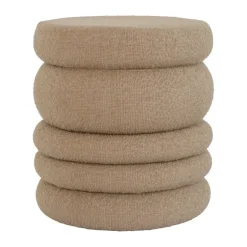 Sitting Poufs^URBAN NATURE CULTURE Cinco ottoman Ø39x43 cm, Starfish Brown