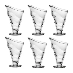 Clearance La Rochère Circee Haute dessert bowl 27 cl 6-pack, Clear Transparent