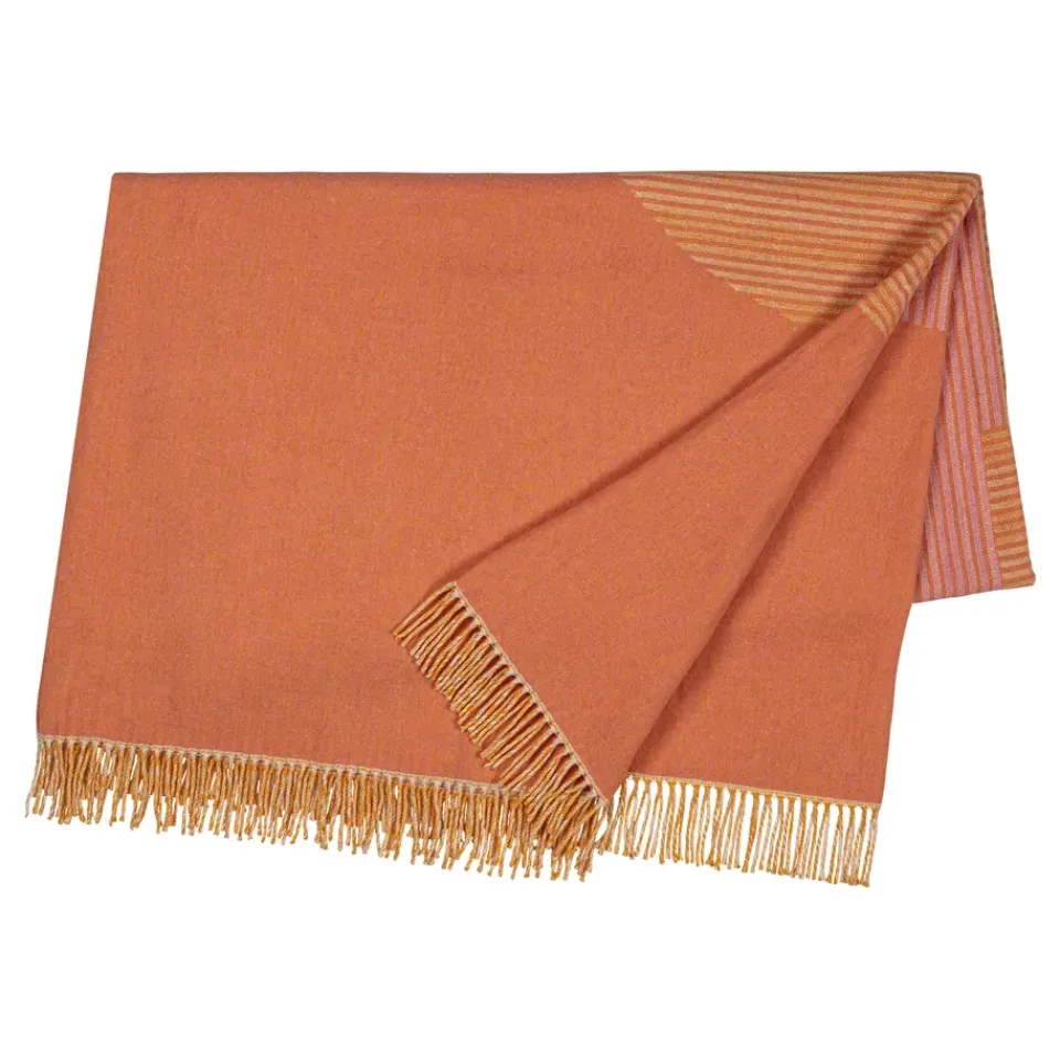 Cotton Blankets & Throws^NJRD Circles cotton throw 130x185 cm, natural White